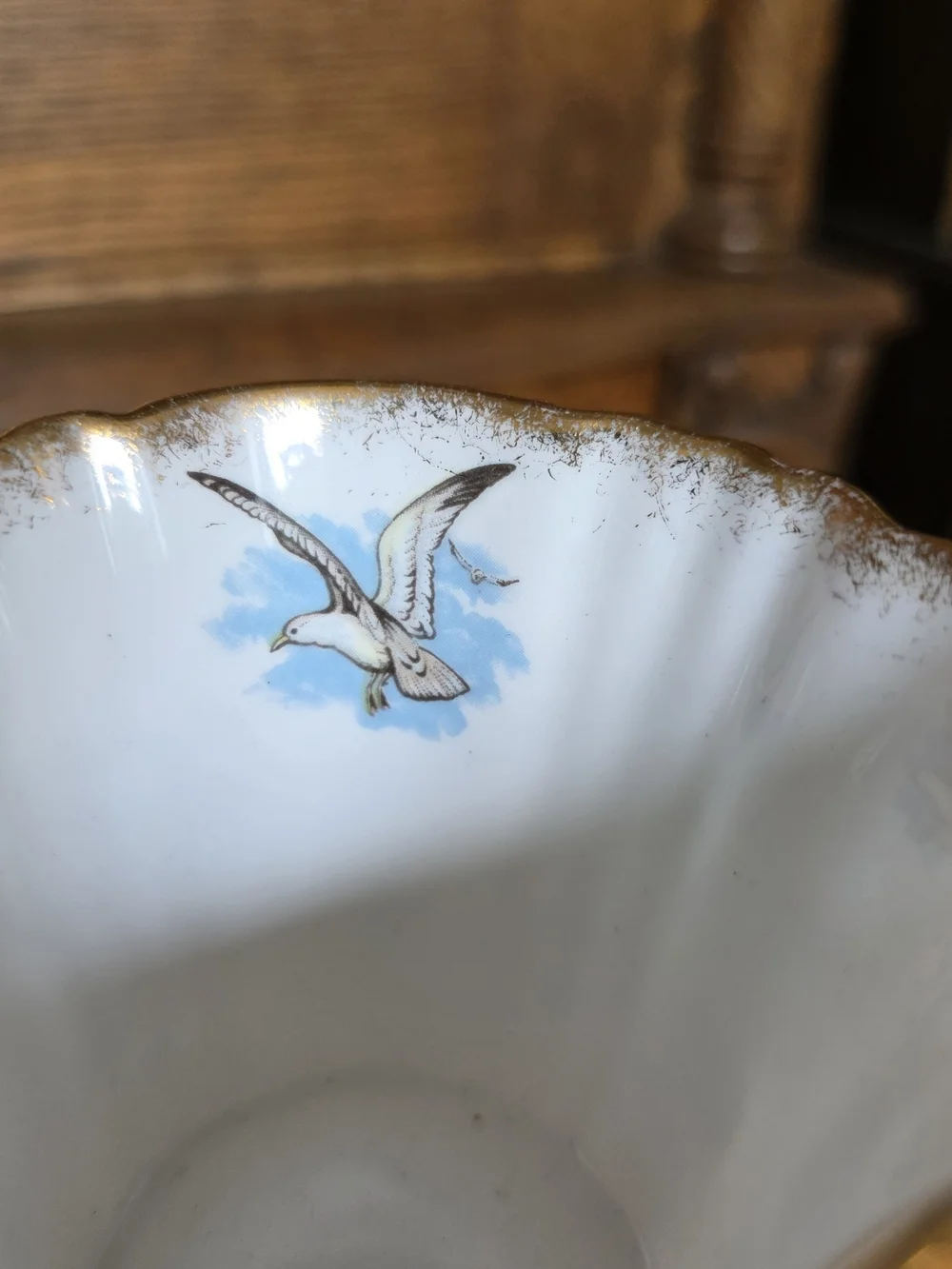 Vintage Royal Standard Nautical Sailing Ship Teacup and Saucer Set